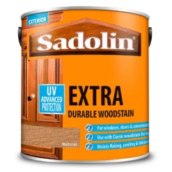 Sadolin Extra Durable Woodstain Natural - 2.5L -Haris Home Shop 12804804 8864951398740466