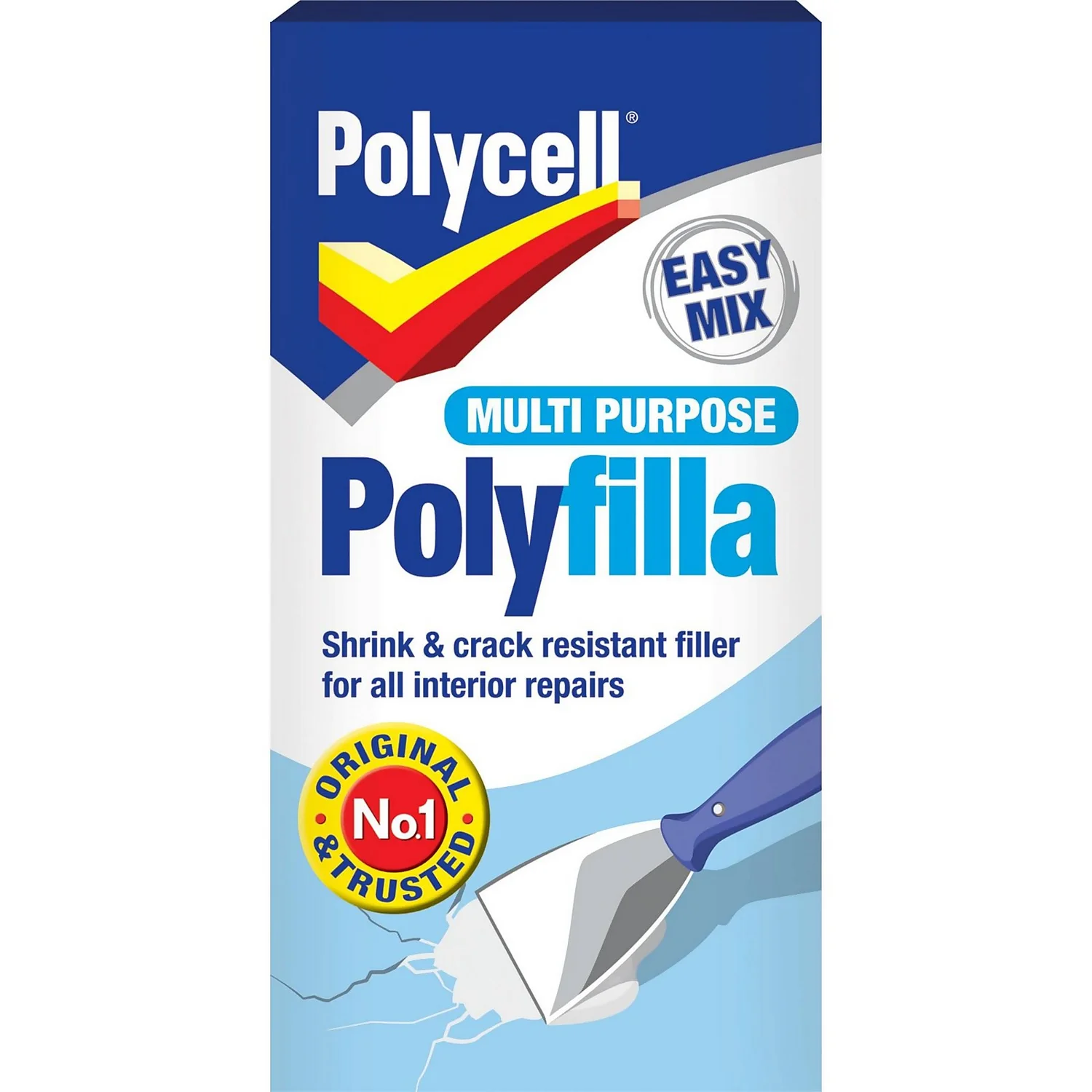Polycell Multipurpose Interior Polyfilla - 450g 1 Polycell Multipurpose Interior Polyfilla - 450g