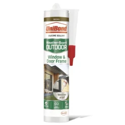 UniBond Sealant Window And Door Frame Brown 392g