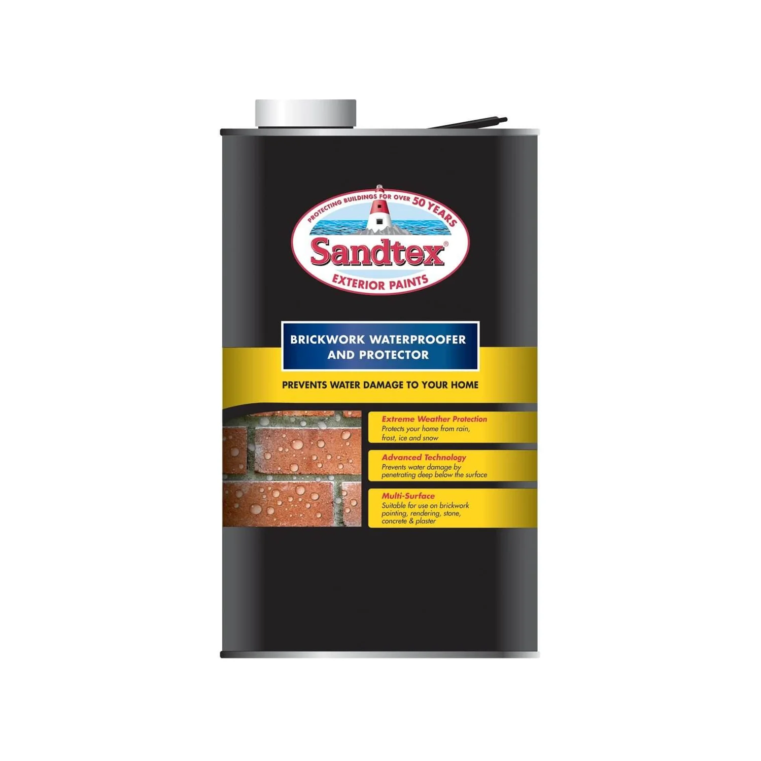Sandtex Brickwork Waterproofer & Protector - 5L 1 Sandtex Brickwork Waterproofer & Protector - 5L