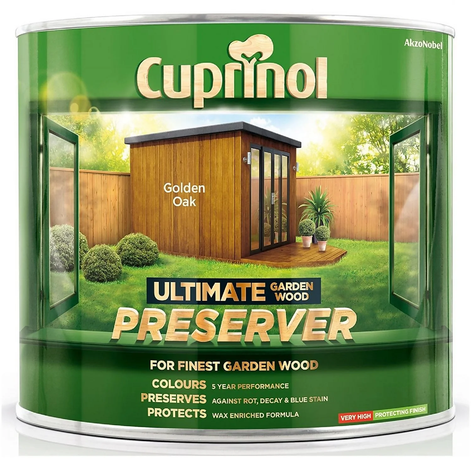 Cuprinol Ultimate Preserver - Golden Oak - 1L 1 Cuprinol Ultimate Preserver - Golden Oak - 1L