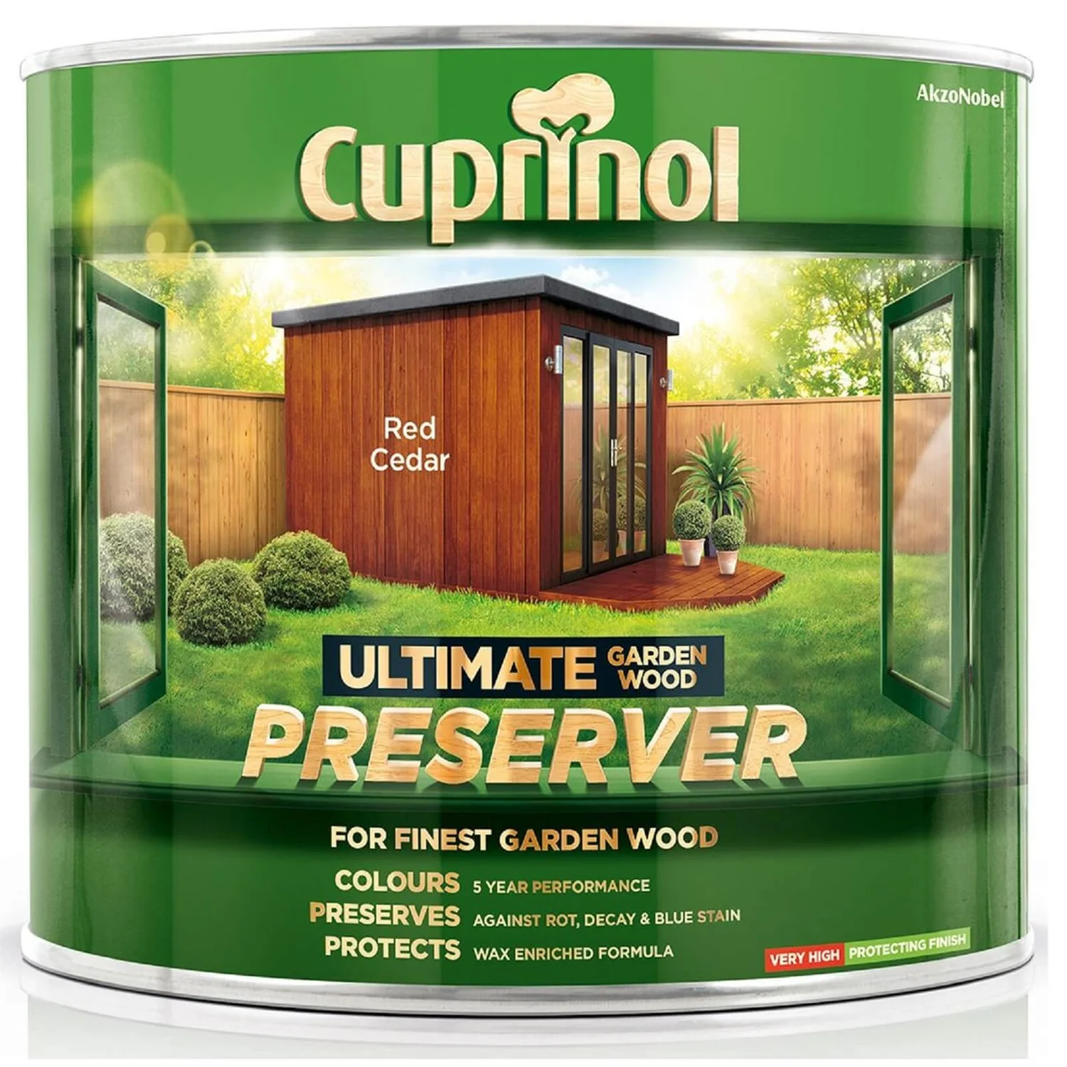 Cuprinol Ultimate Preserver - Red Cedar - 1L 1 Cuprinol Ultimate Preserver - Red Cedar - 1L