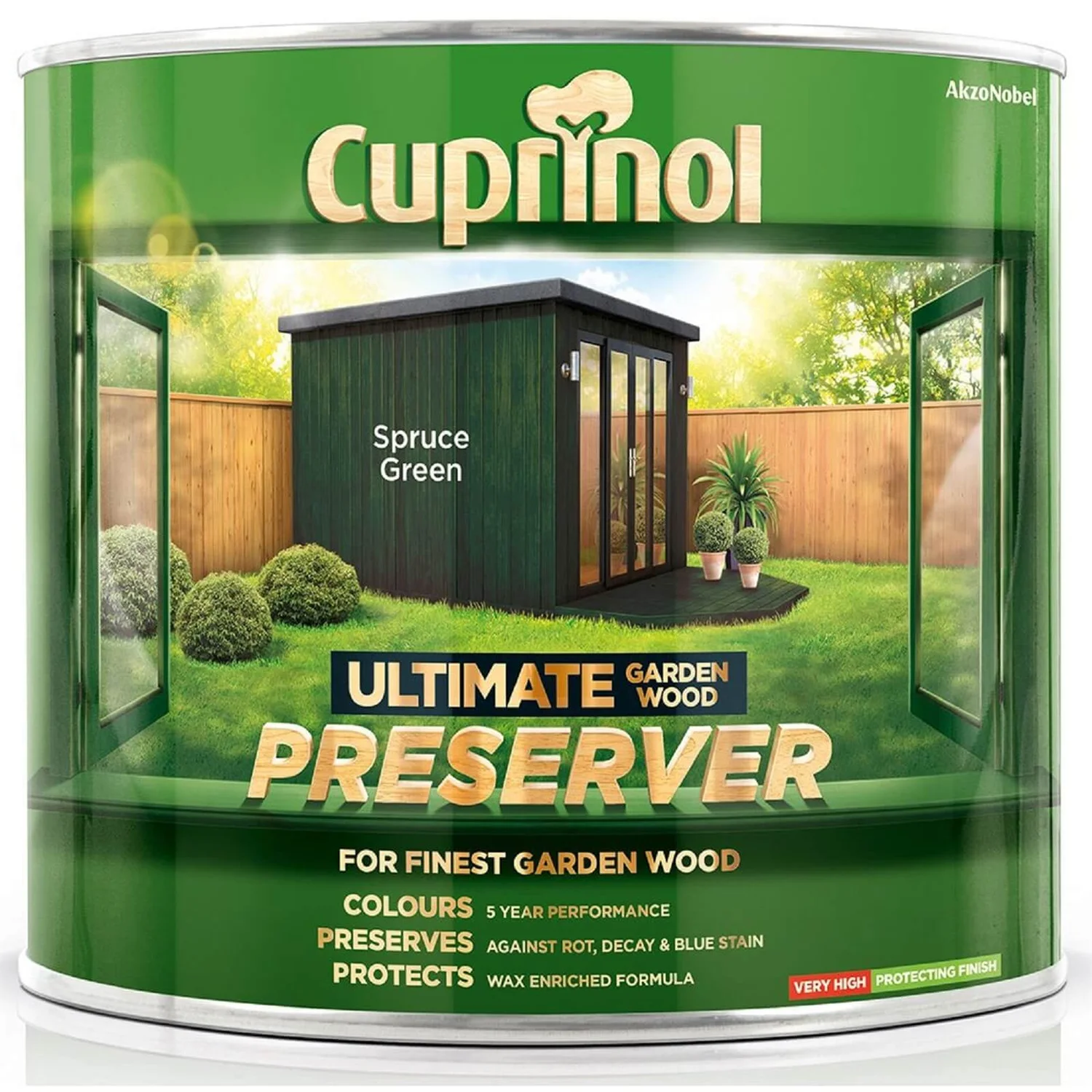 Cuprinol Ultimate Preserver - Spruce Green - 1L 1 Cuprinol Ultimate Preserver - Spruce Green - 1L