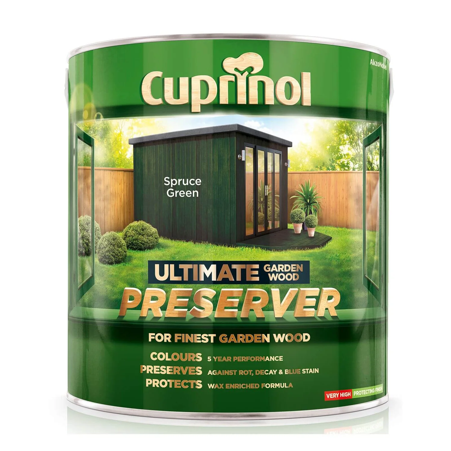 Cuprinol Ultimate Preserver - Spruce Green - 4L 1 Cuprinol Ultimate Preserver - Spruce Green - 4L