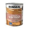 Ronseal Interior Varnish Satin Light Oak - 750ml