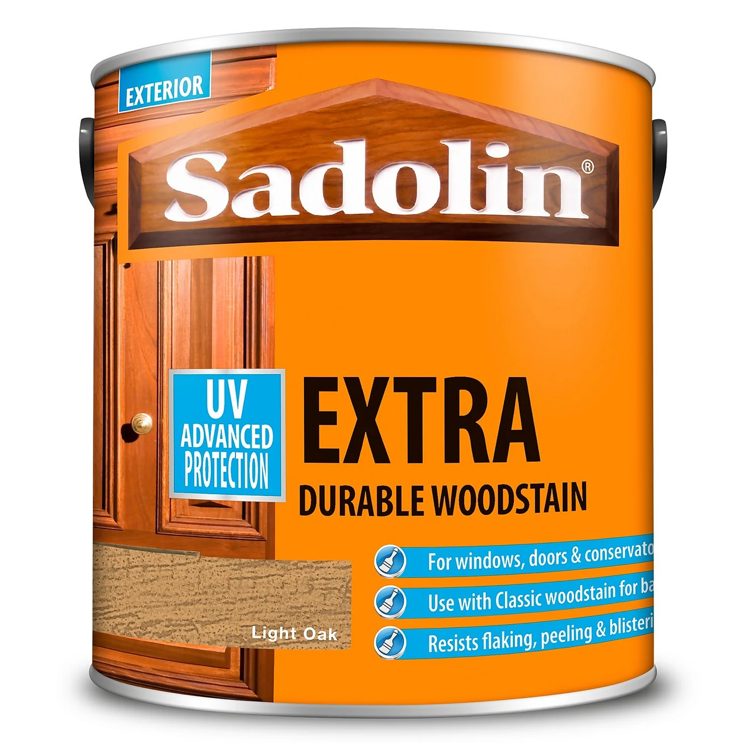 Sadolin Extra Durable Woodstain Light Oak - 2.5L 6 Sadolin Extra Durable Woodstain Light Oak - 2.5L - Image 6