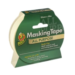 Duck All Purpose Masking Tape - 25mm X 50m