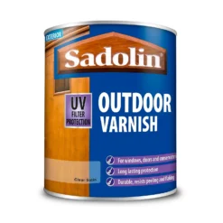 Sadolin Outdoor Wood Varnish Clear Satin - 750ml