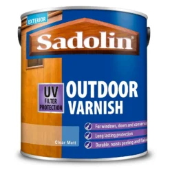 Sadolin Outdoor Wood Varnish Clear Matt - 2.5L