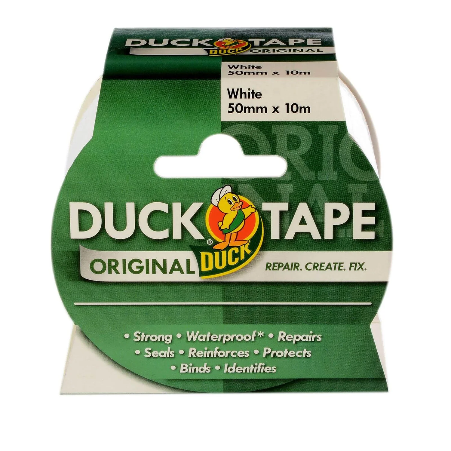 Duck Original Tape White - 50mm X 10m 1 Duck Original Tape White - 50mm X 10m