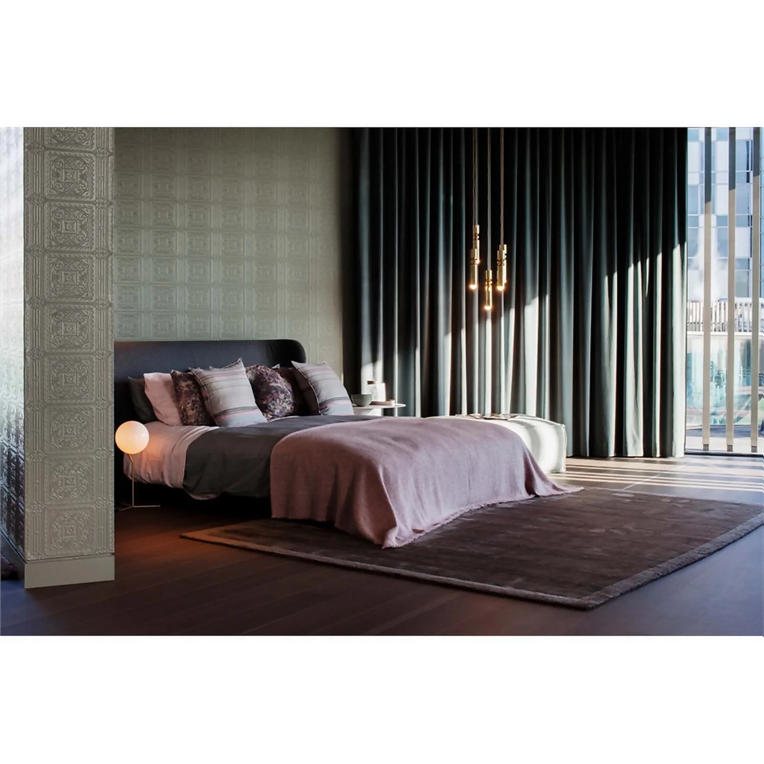 None Anaglypta Luxury Vinyl Turner Tile Paintable Wallpaper 2 None Anaglypta Luxury Vinyl Turner Tile Paintable Wallpaper - Image 2