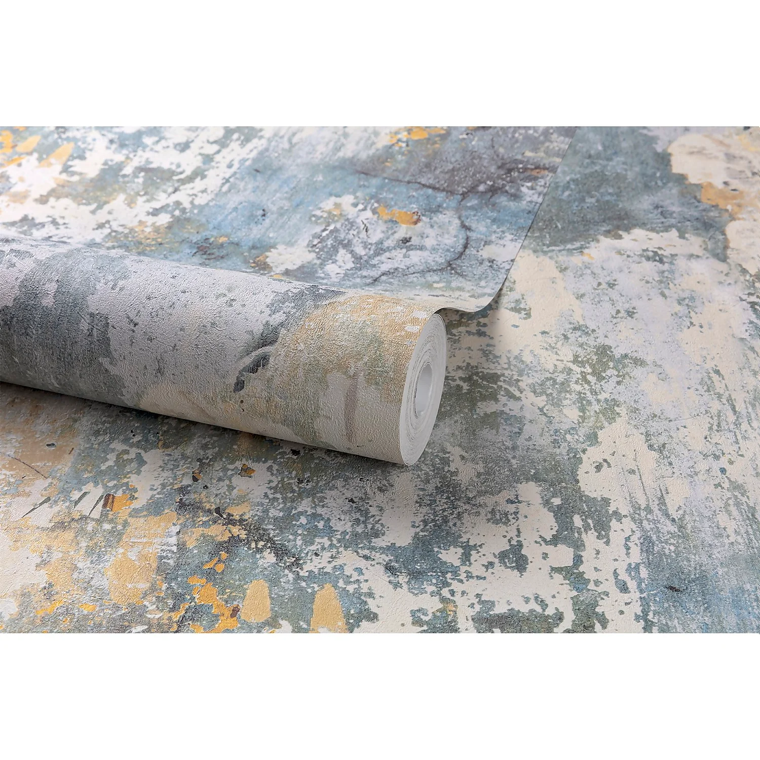 Grandeco Tempera Blue Paste The Wall Concrete Effect Wallpaper 3 Grandeco Tempera Blue Paste The Wall Concrete Effect Wallpaper - Image 3