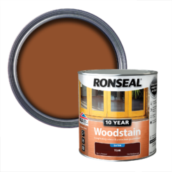 Ronseal 10 Year Woodstain Teak Satin - 2.5L
