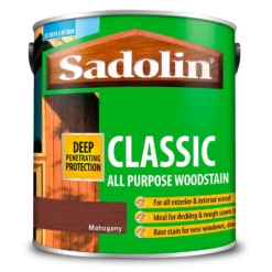 Sadolin Classic All Purpose Woodstain Mahogany - 2.5L 15 Sadolin Classic All Purpose Woodstain Mahogany - 2.5L -Haris Home Shop 12822022 1894951406675739