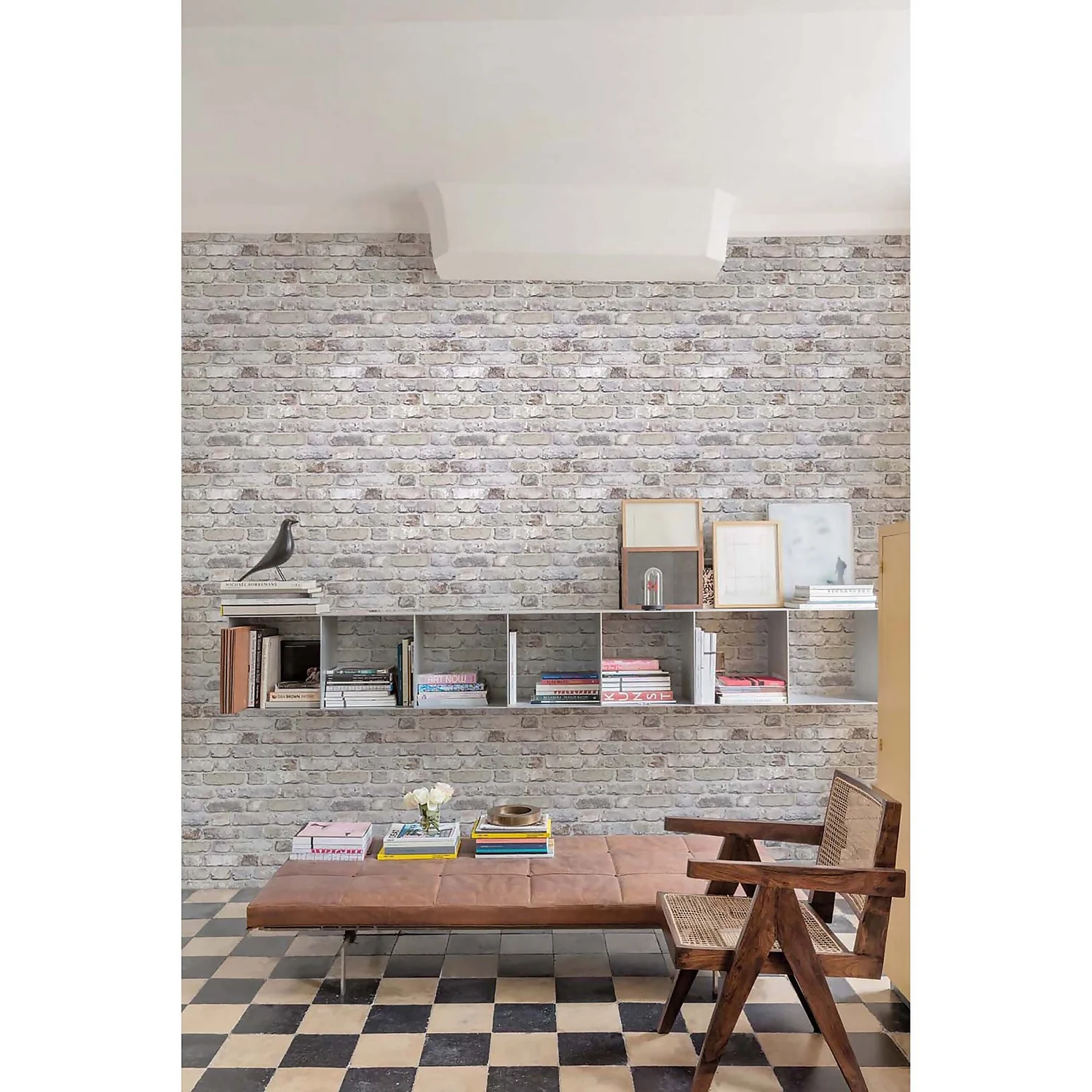 Grandeco Facade Brick Pastel Paste The Wall Wallpaper 2 Grandeco Facade Brick Pastel Paste The Wall Wallpaper - Image 2