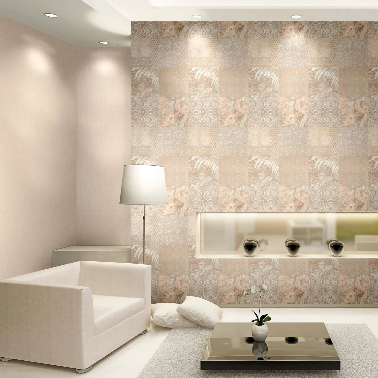 Belgravia Decor Coca Cola Plain Embossed Metallic Light Pink Wallpaper 2 Belgravia Decor Coca Cola Plain Embossed Metallic Light Pink Wallpaper - Image 2