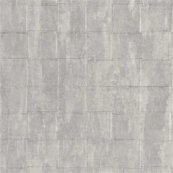 Belgravia Decor Coca Cola Tile Embossed Metallic Ivory Wallpaper