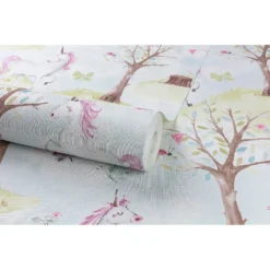 Grandeco Unicorns Teal Wallpaper -Haris Home Shop 12826769 1414875702753264