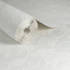 Superfresco Paintable Large Scrolling Leaf Wallpaper -Haris Home Shop 12829830 5234833172941549