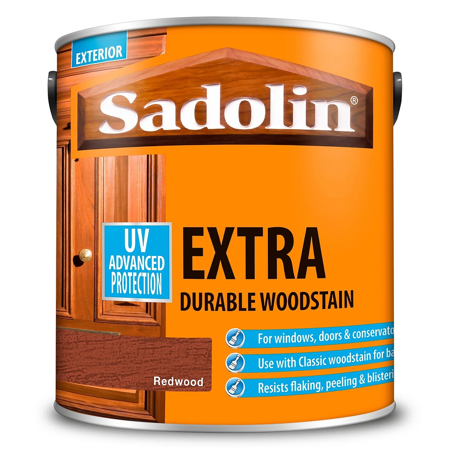 Sadolin Extra Durable Woodstain Redwood - 2.5L 6 Sadolin Extra Durable Woodstain Redwood - 2.5L - Image 6