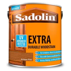 Sadolin Extra Durable Woodstain Antique Pine - 2.5L -Haris Home Shop 12836273 1434951407113091