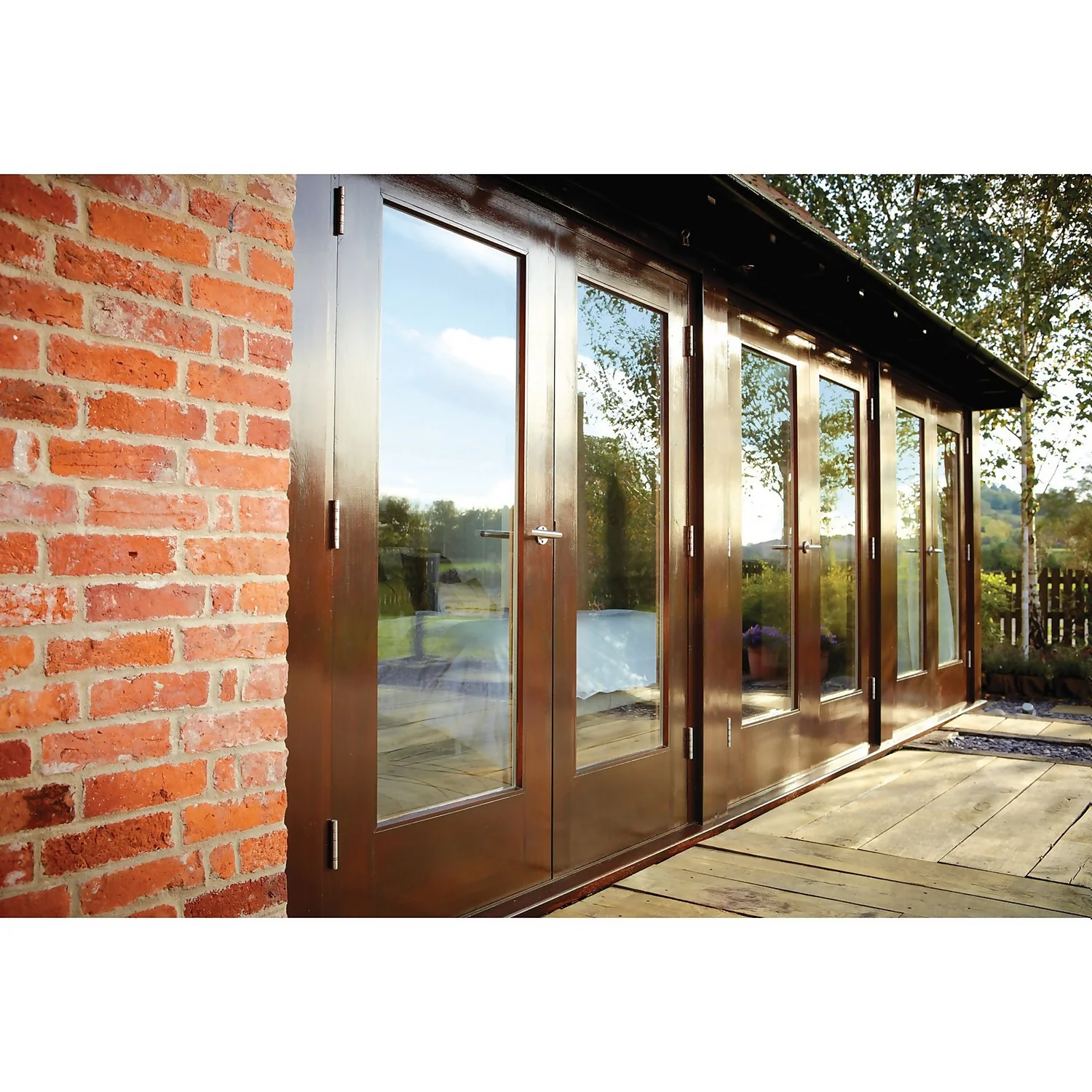 Ronseal Quick Drying Woodstain Satin Dark Oak - 2.5L 2 Ronseal Quick Drying Woodstain Satin Dark Oak - 2.5L - Image 2