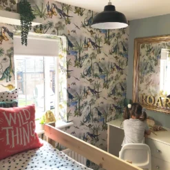 Belgravia Décor Dinosaur Kingdom Smooth Grey Wallpaper -Haris Home Shop 12837873 5464980393719631