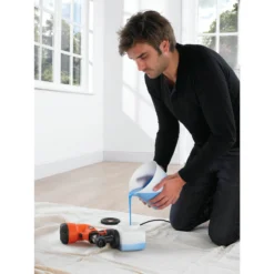 Black & Decker BLACK+DECKER 400W Corded Fine Paint Sprayer (HVLP200-GB) 9 Black & Decker BLACK+DECKER 400W Corded Fine Paint Sprayer (HVLP200-GB) -Haris Home Shop 12838397 1434832979127332