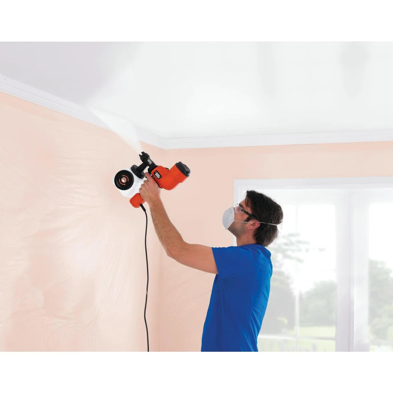 Black & Decker BLACK+DECKER 400W Corded Fine Paint Sprayer (HVLP200-GB) 5 Black & Decker BLACK+DECKER 400W Corded Fine Paint Sprayer (HVLP200-GB) - Image 5