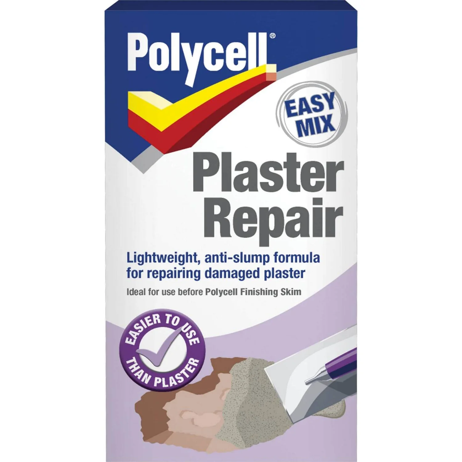 Polycell Plaster Repair Polyfilla - 450g 1 Polycell Plaster Repair Polyfilla - 450g