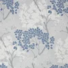 Fresco Lykke Tree Smooth Wallpaper - Navy