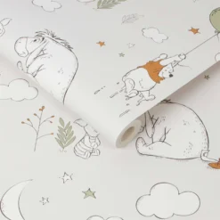 Disney Winnie The Pooh Up And Away Wallpaper -Haris Home Shop 12840940 6454833229793103