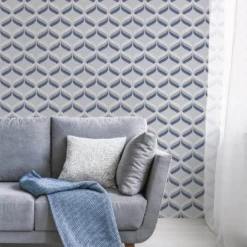 Fresco Geometric Smooth Navy Wallpaper 7 Fresco Geometric Smooth Navy Wallpaper -Haris Home Shop 12840999 1264833204926628