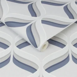 Fresco Geometric Smooth Navy Wallpaper 6 Fresco Geometric Smooth Navy Wallpaper -Haris Home Shop 12840999 9904833204859989