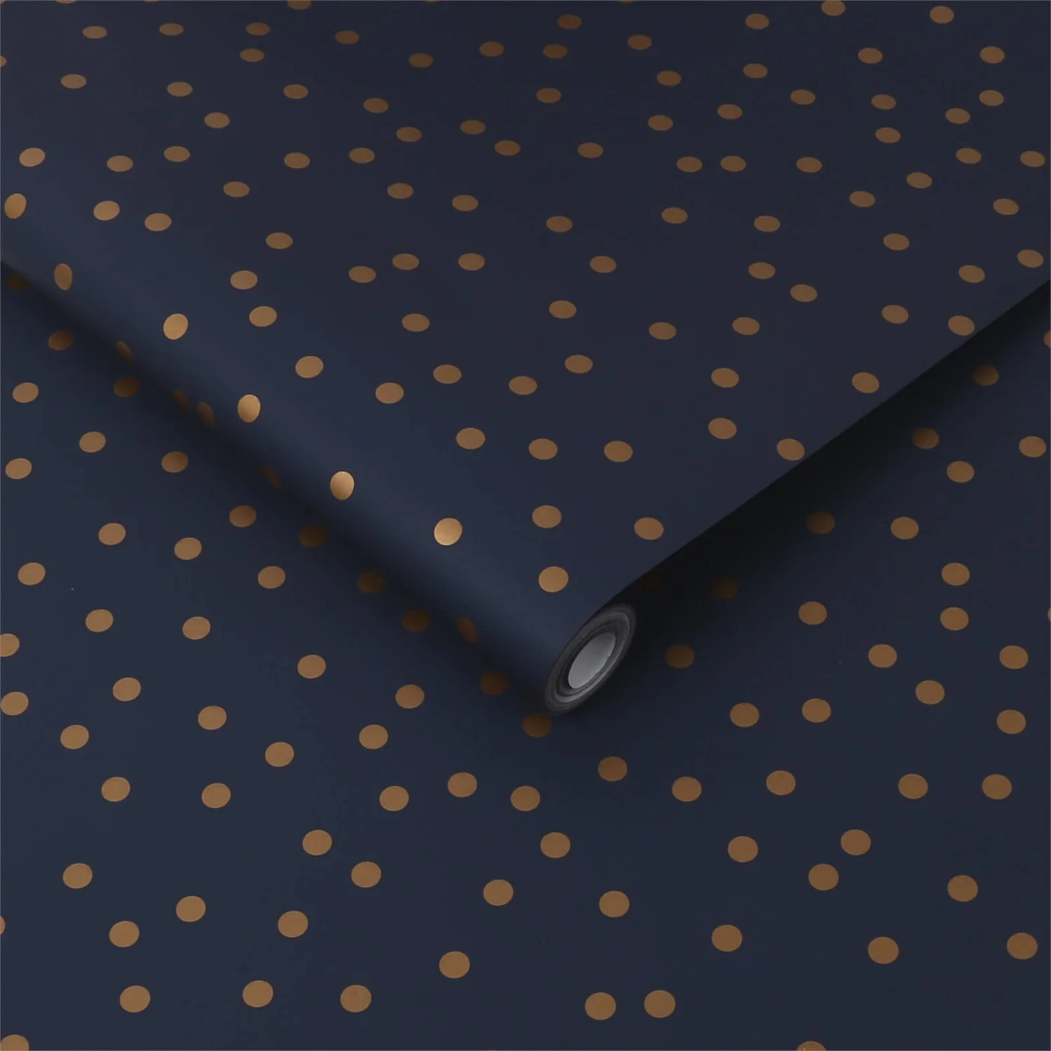 Superfresco Easy Confetti Navy Copper Wallpaper 2 Superfresco Easy Confetti Navy Copper Wallpaper - Image 2