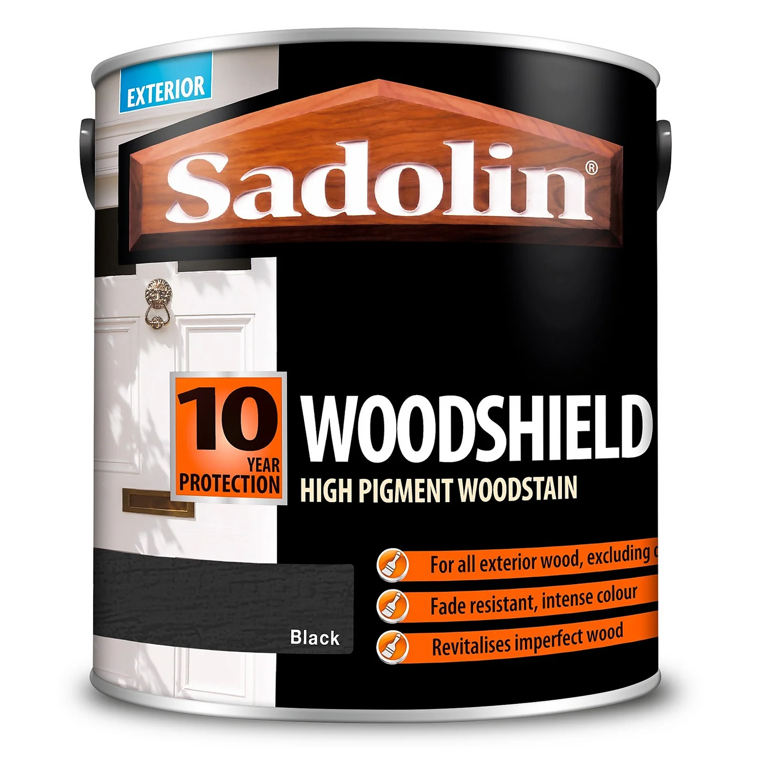 Sadolin Woodshield Woodstain Black - 2.5L 3 Sadolin Woodshield Woodstain Black - 2.5L - Image 3