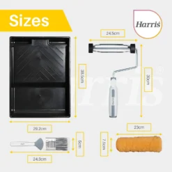 Harris Seriously Good Masonry 9in Roller Set -Haris Home Shop 12843533 3165045983392684