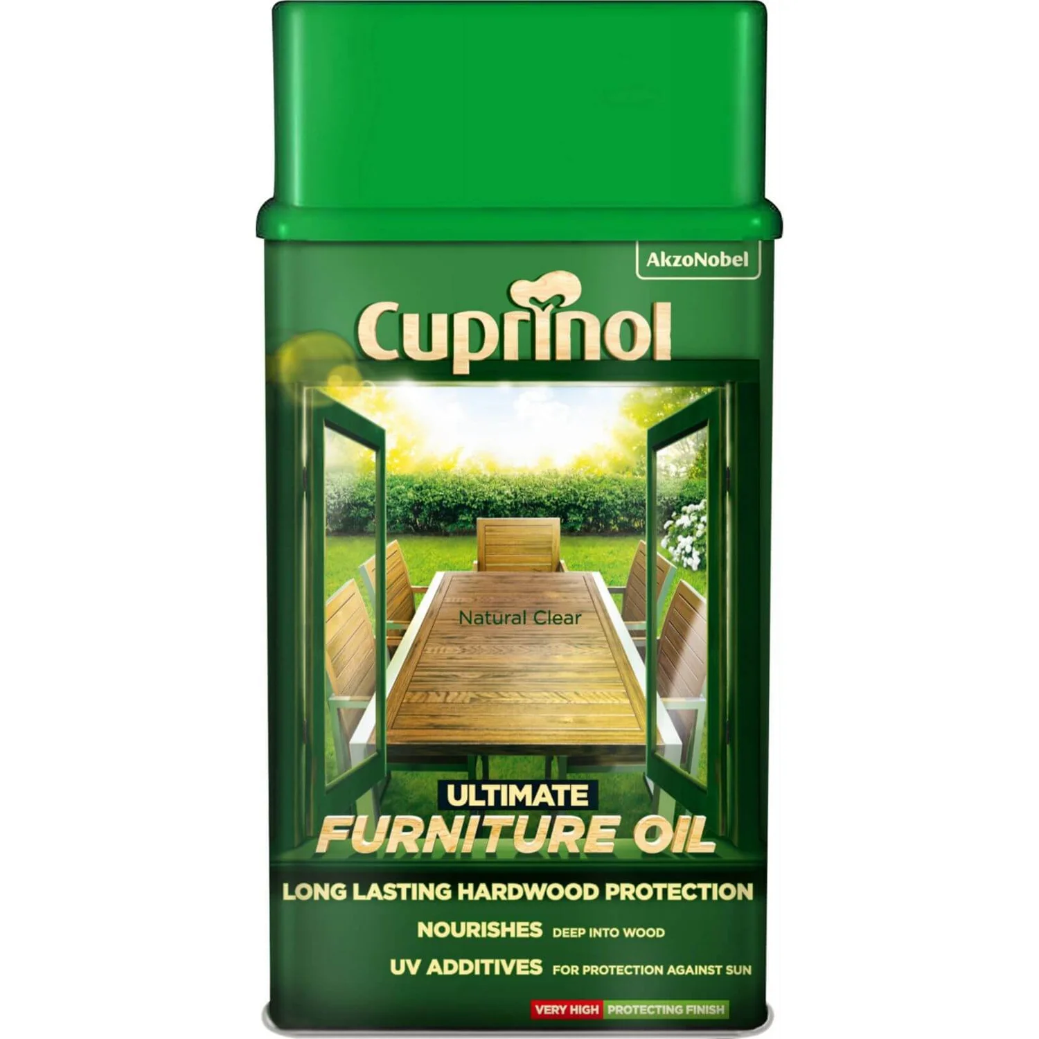Cuprinol Ultimate Hardwood Furniture Oil Clear - 1L 1 Cuprinol Ultimate Hardwood Furniture Oil Clear - 1L