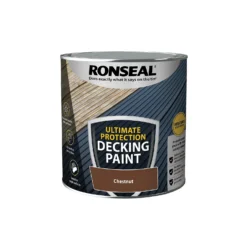 Ronseal Ultimate Protection Decking Paint Chestnut - 2.5L -Haris Home Shop 12889266 2084942291353963