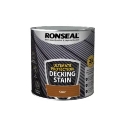 Ronseal Ultimate Protection Decking Stain Cedar - 2.5L -Haris Home Shop 12889271 1354949798418285
