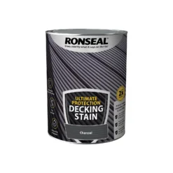 Ronseal Ultimate Protection Decking Stain Charcoal - 5L -Haris Home Shop 12889273 9124949798462253