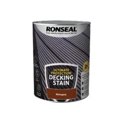 Ronseal Ultimate Protection Decking Stain Rich Mahogany - 5L -Haris Home Shop 12889277 9464949798562189