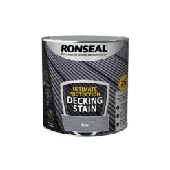 Ronseal Ultimate Protection Decking Stain Slate - 2.5L -Haris Home Shop 12889279 1644949798644521