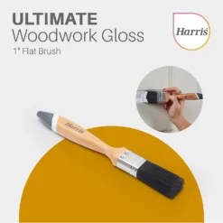Harris Ultimate Woodwork Gloss 1in Paint Brush -Haris Home Shop 12891653 1305045983200150