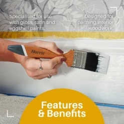 Harris Ultimate Woodwork Gloss 1in Paint Brush -Haris Home Shop 12891653 9835045983508760