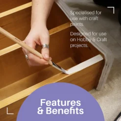 Harris Seriously Good Hobby & Craft Fitch Paint Brushes 3 Pack -Haris Home Shop 12891812 3135045983353039