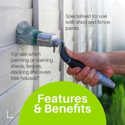 Harris Ultimate Shed & Fence 120mm Swan Neck Paint Brush -Haris Home Shop 12891873 2135045983532442