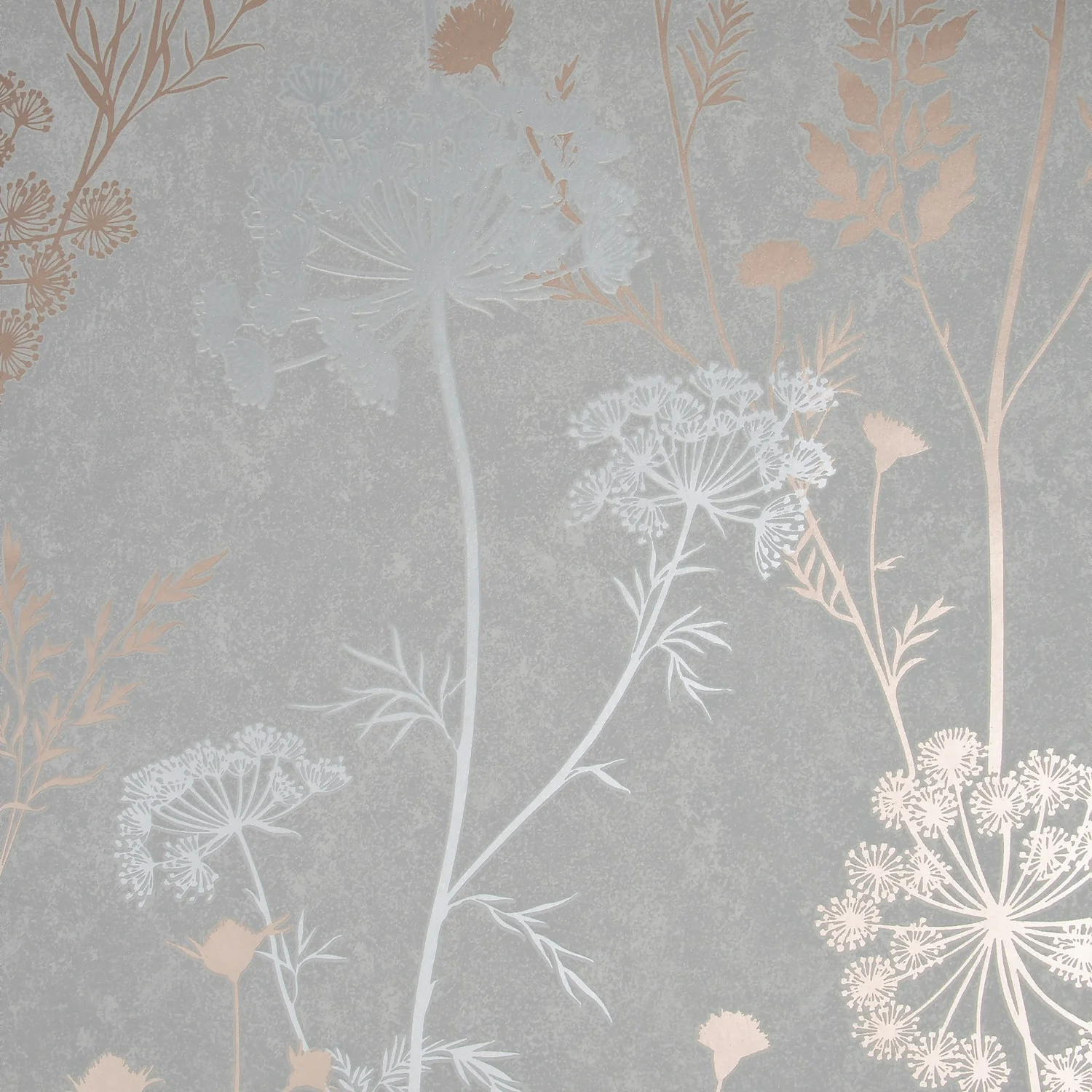 Cow Parsley Grey Rose Gold Wallpaper 1 Cow Parsley Grey Rose Gold Wallpaper