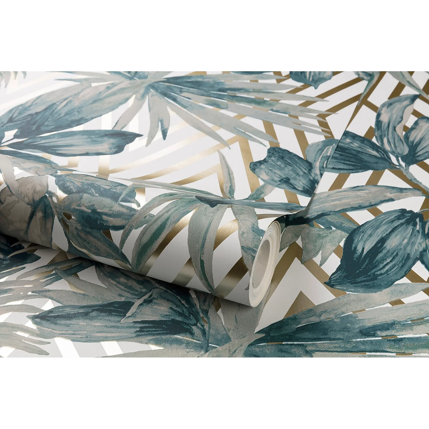 Grandeco Forage Teal Wallpaper 3 Grandeco Forage Teal Wallpaper - Image 3