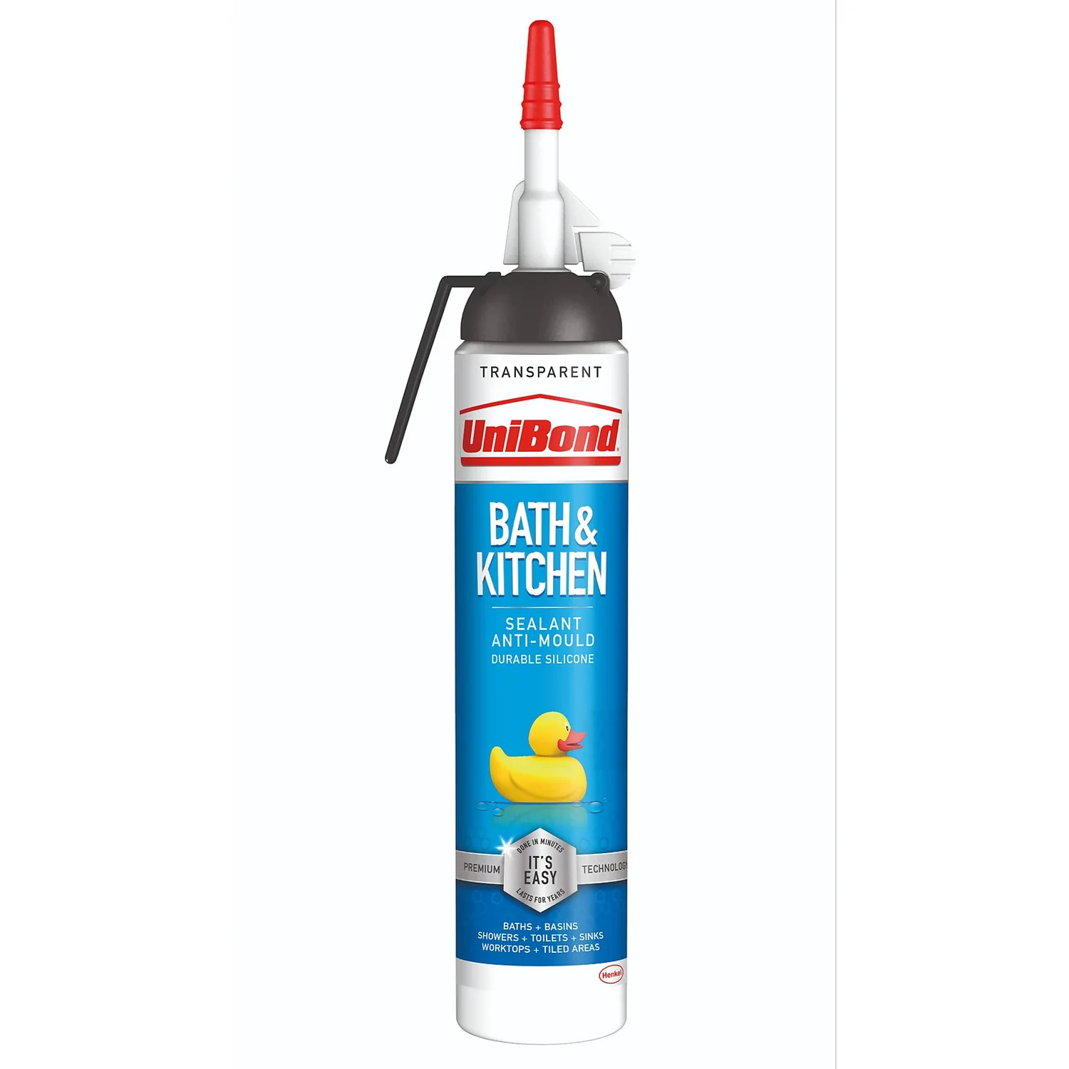 UniBond Bath&Kitchen Sealant Transparent Easy Pulse 208g 1 UniBond Bath&Kitchen Sealant Transparent Easy Pulse 208g